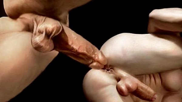 3D Straight Boys Ravaged by Muscle Men!