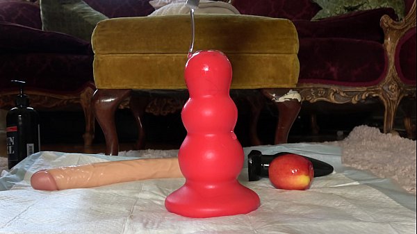 destroying my ass with a big toy  