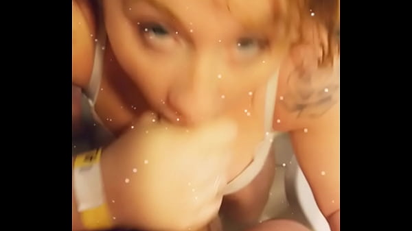 Anabele Jackson on her knees in the shower  sucking a gorgeous cock.  