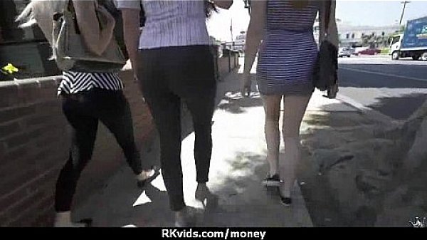 Hot sexy amateur babe needs a lift and takes cash 11