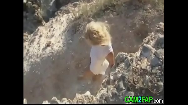 Awesome Blonde Naked the Beach