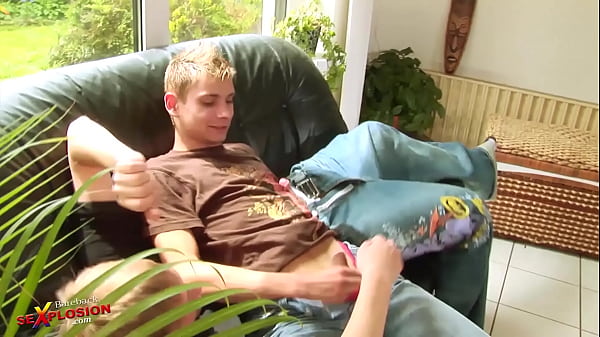 young bareback boys fun