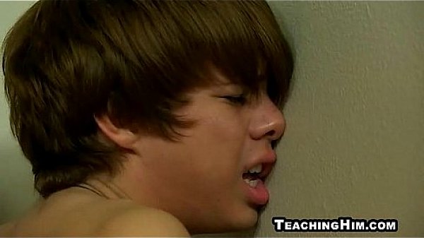 Young twink sucks cock and gets fucked anally