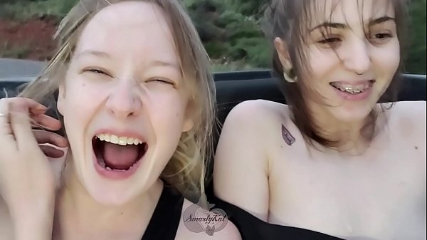 Convertible Masturbation with LaceyKaye on the Freeway - Failed Cum Time
