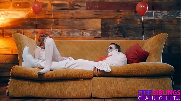 Stepsiblings in halloween stepbro and sis  