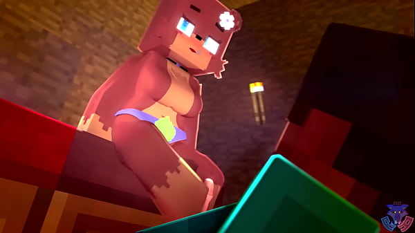 Steve do minecraft sendo masturbado
