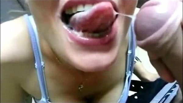 Blonde Milf POV Sucking Cock Cum on Tongue