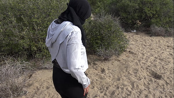 hairy french arab wife loves having risky sex in public