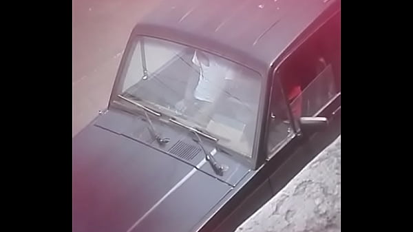 Jercking off in the car hidden camera