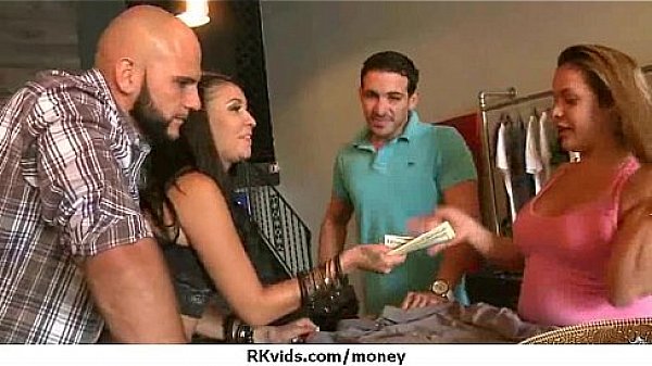 Cute Teen Sucked and fucked for cash 8