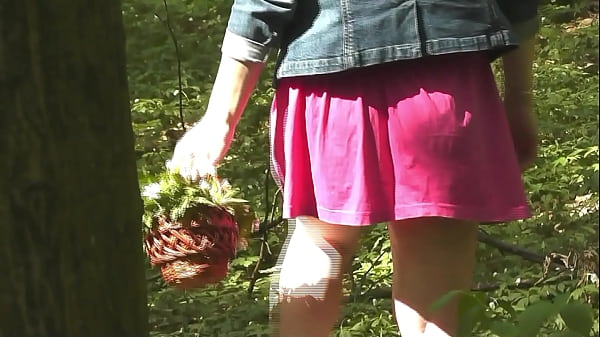 MILF sexy Frina no panties outdoors. Public. Outside  