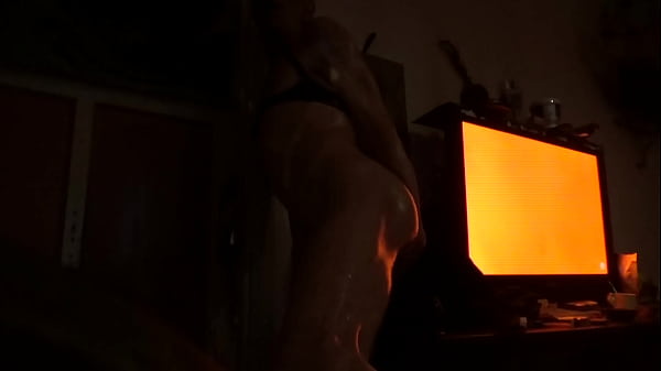 Ellengreen Joy oiled up masturbation horny solo  