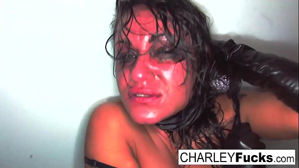 Busty brunette gets taught a lesson