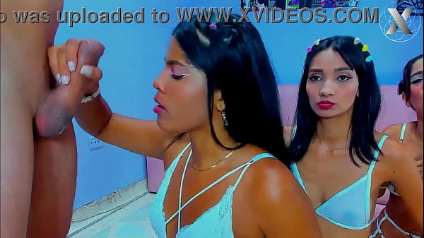 Wild throat expansion for this brunette slut in orgy with her bisexual friends  