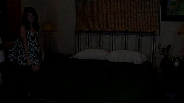 Petite babe gets her tits and pussy teased before her lover stuffs his hard cock in her shaved pussy.