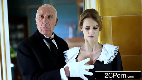 Perfect Tits Maid Can't Resist Fucking Young British Gentleman