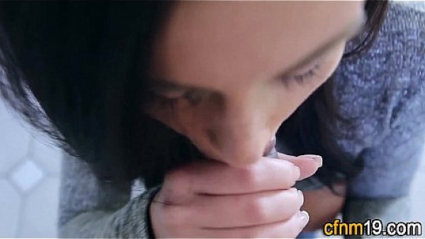 Jizzy mouthed cfnm teeny sucking and jerking big cock pov in hd  