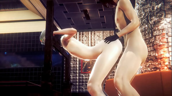 Yaoi Femboy - Allan blowjob and anal locked  