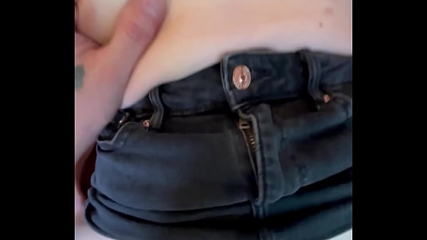 Step son fucks milf step mommy in the bathroom - don't cum inside me!  