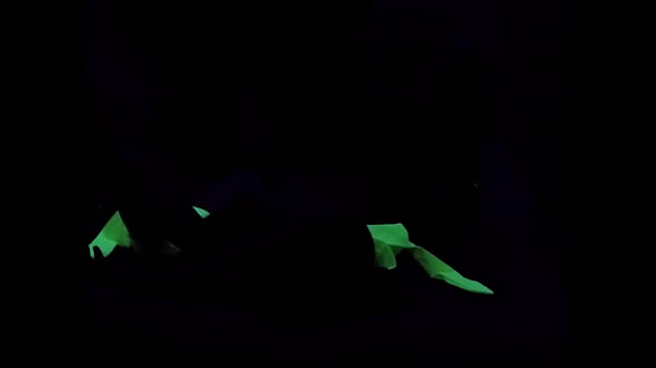 Hottie's Cunt Fucked Hard Under Blacklight