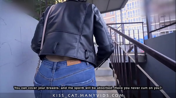 Want to be Pornstar? Suck my Dick in Public Place and Get Huge Cum on Tits!  