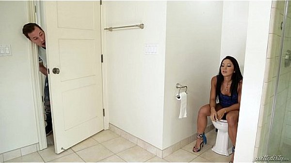 Big cock stretches an asian teen pussy