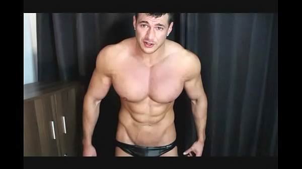 Persuaded To Flex And Cum