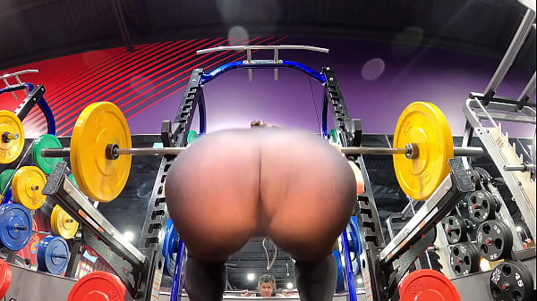 Barbell squats - insanely transparent leggings