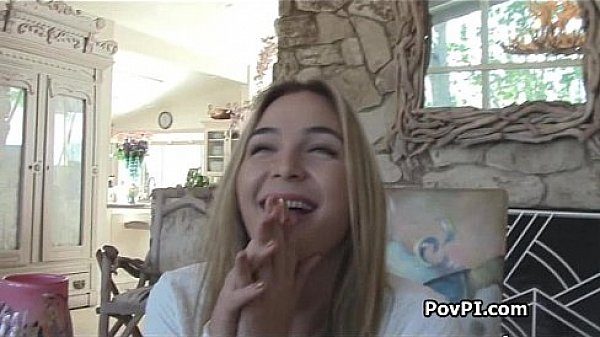 Blonde solves case with pussy and ass