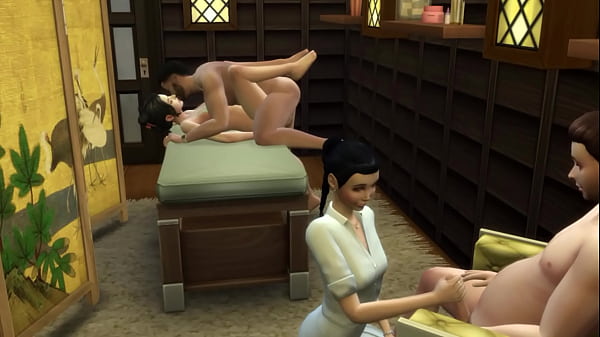 массаж закончился еблей  