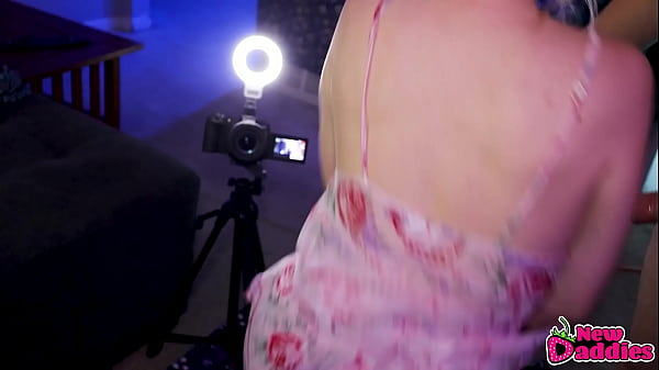 Big Ass Blonde step sister eats my dick for breakfast  