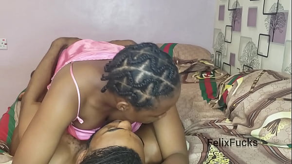 Ebony petite teenage girl ride big fat cock until he cum all over her perfect ass