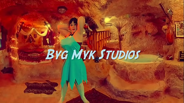 Prehistoric Fred diddles his neighbor