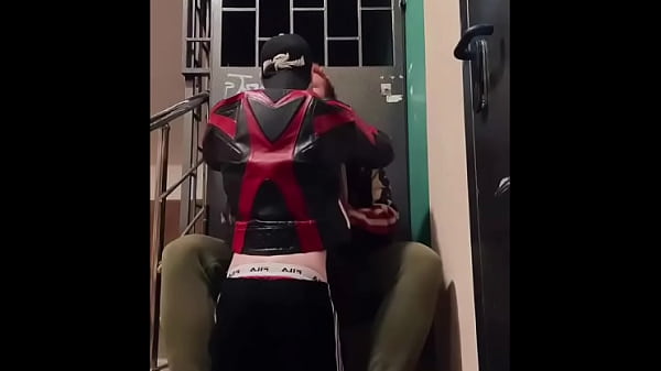 Young Scallyboy sucks by Big Chav Red handsome and powerful Man 