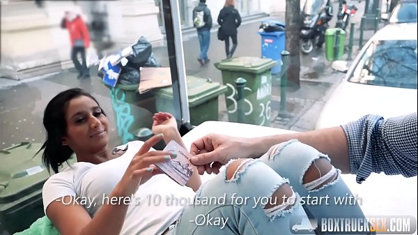 Hot Ria Rodrigez gives an intense blowjob to a stranger