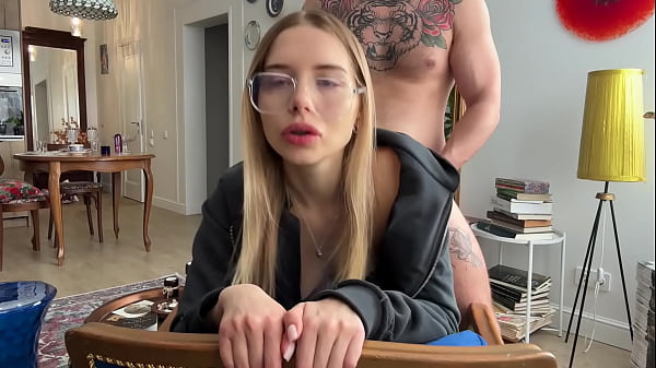 Her jeans were ripped so I fucked her