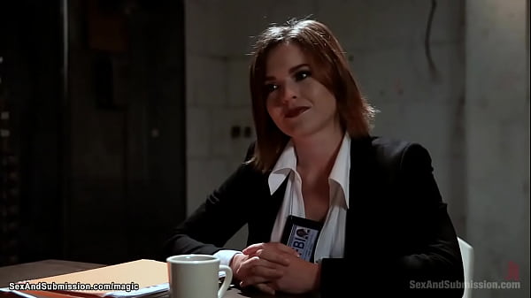 Big boobs brunette agent Krissy Lynn is investigating a missing person case and is captured by Xander Corvus and big cock anal fucked in bdsm  