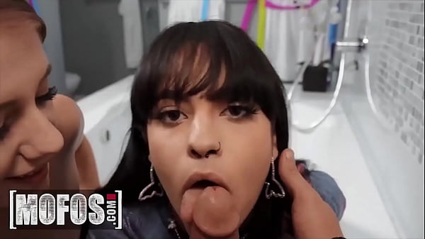 Mofos - Busty Melody Foxx Catches Her Bf Tyler Steel In The Bathroom With Another Girl And Joins In 