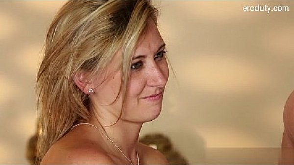 Gorgeous housewife swallow