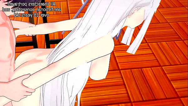 Emilia takes a Raw Creampie - 3D anime hentai