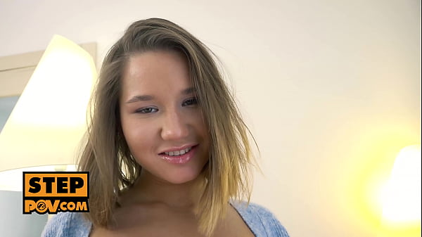 Anal lover slutty stepsister Amalia Davis has quickie with stepbro  