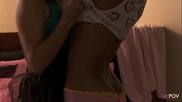 Lesbian ebony was fooling around with her excited friends pussy until she came