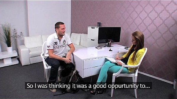 FemaleAgent Big cock delivers creampie present after casting fuck frenzy