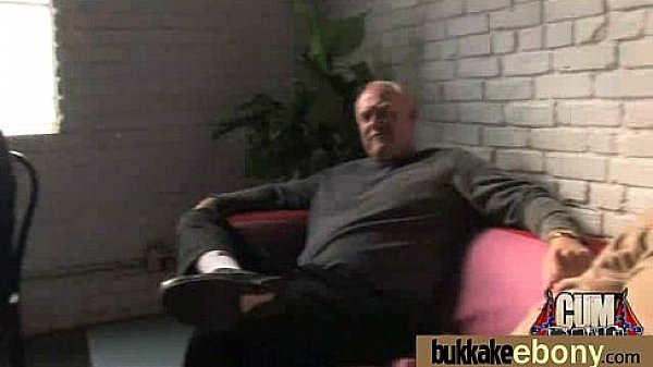 Ebony Babe Sucks Group Of White Guys 4