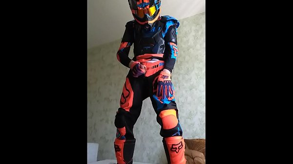 SOLO PLAYS IN MOTO SUIT BIKER