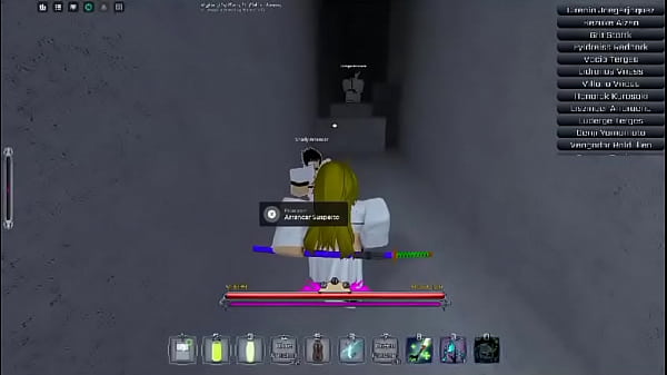 Loirinha sendo socada por emo gotico bleach roblox