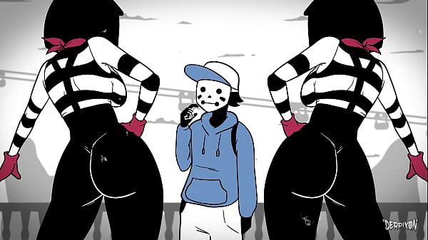 MIMES FUCKS GUY WALKING BY 