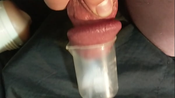 Cum in a shot glass  