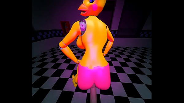 chica grinds and rides a cock five nights at freddy's  