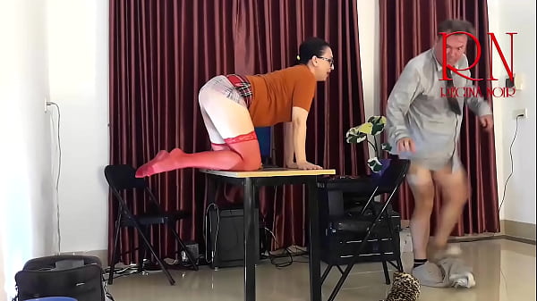 Monday in the office. Employee without panties. Tease, lick pussy, suck dick in the office. Naughty office. s3  